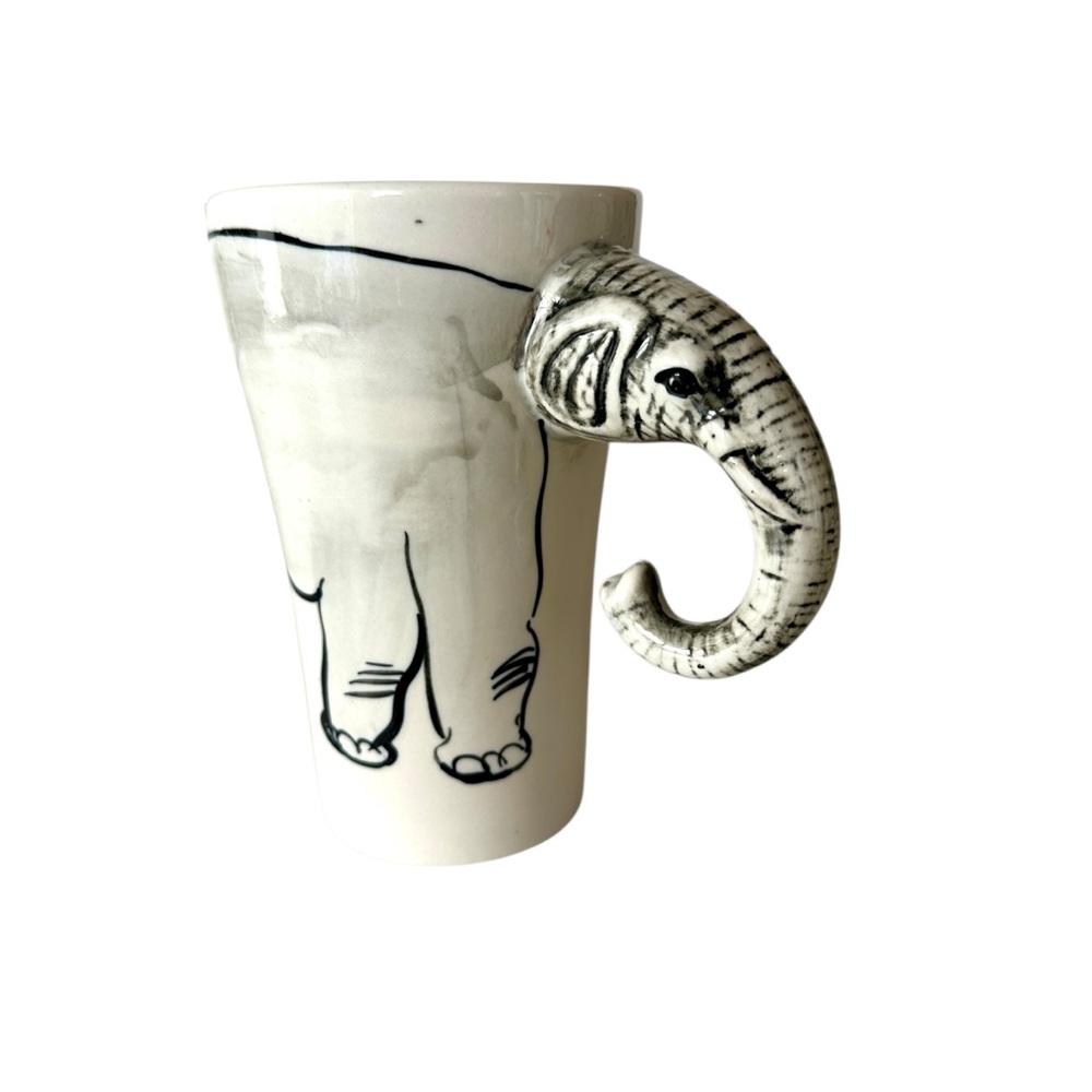 Mug by Sherwood Brands Unique Figural Ceramic Elephant